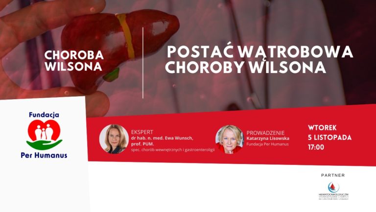 WEBINAR Postać wątrobowa choroby Wilsona